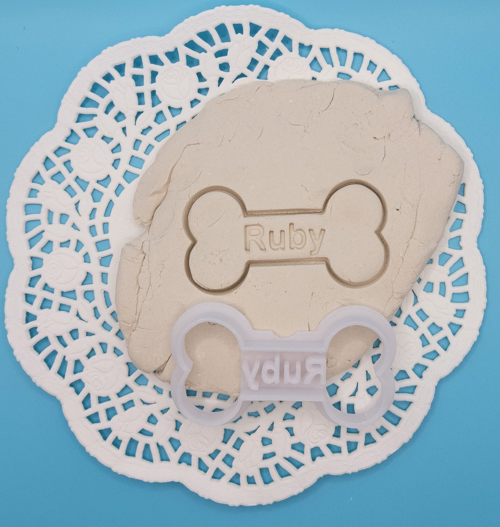 Custom Dog Bone Cookie Cutter, Pet Treat Stamp - Image 5