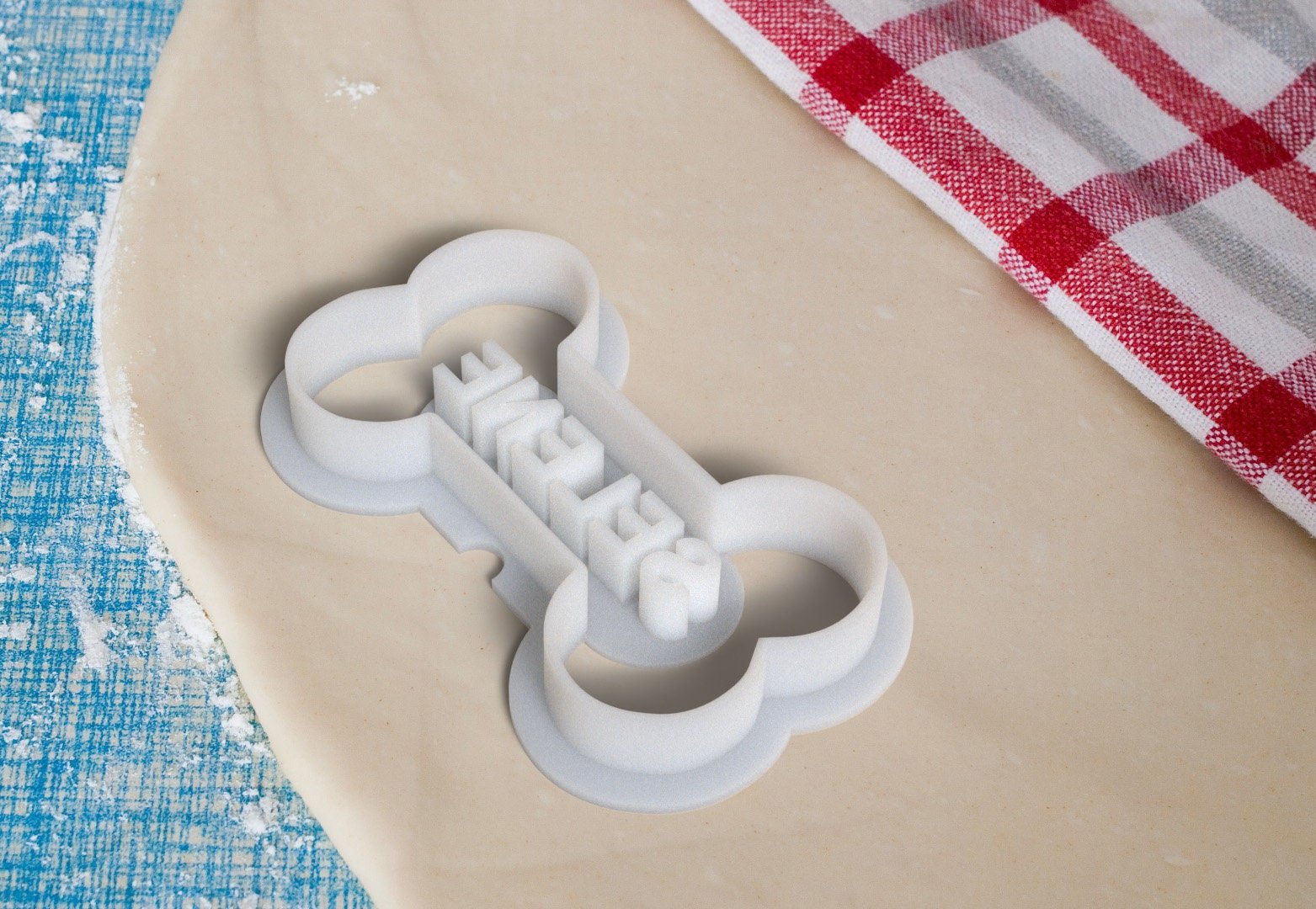 Custom Dog Bone Cookie Cutter, Pet Treat Stamp - Image 4