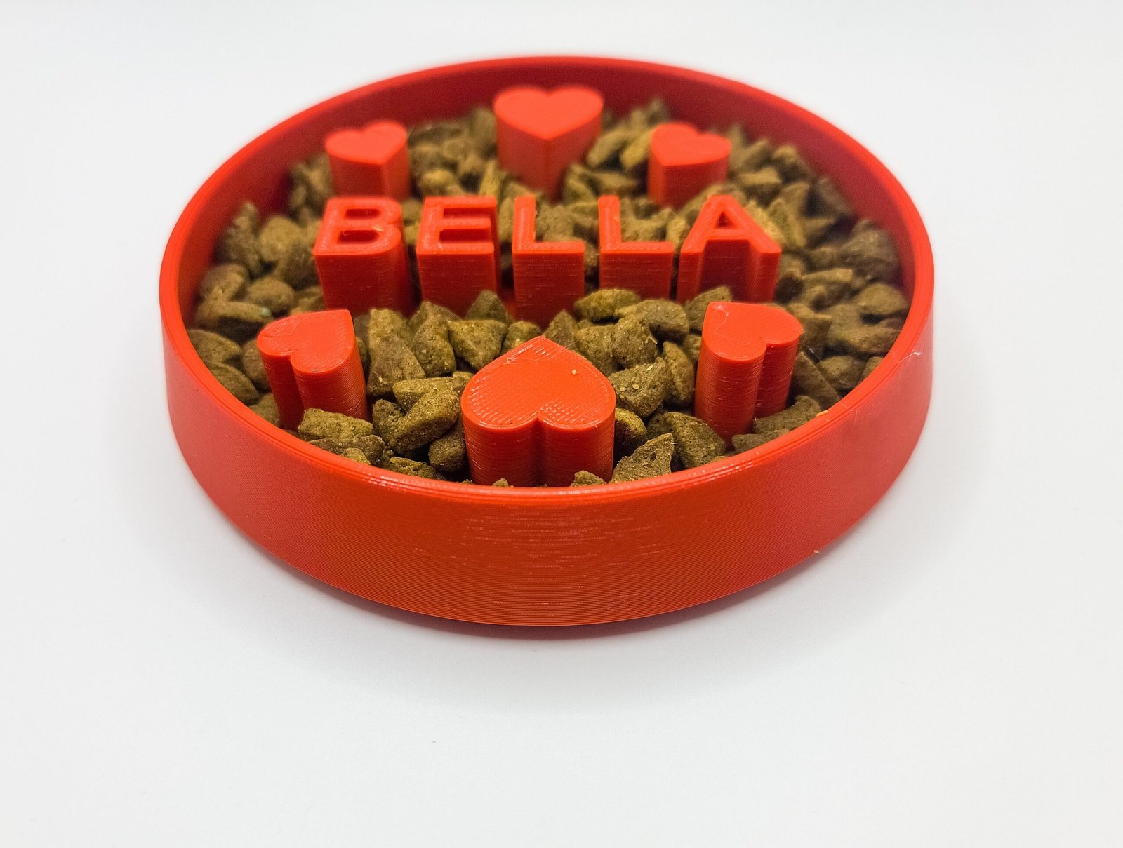 Custom Heart Slow Feeder dog bowl l Personalized Cat Dish Pets | Slow digestion | Fun Pup - Image 5