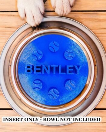 Custom Balls Slow Feeder dog bowl insert Personalized Cat Dish insert Pets | Slow digestion | Fun Pup