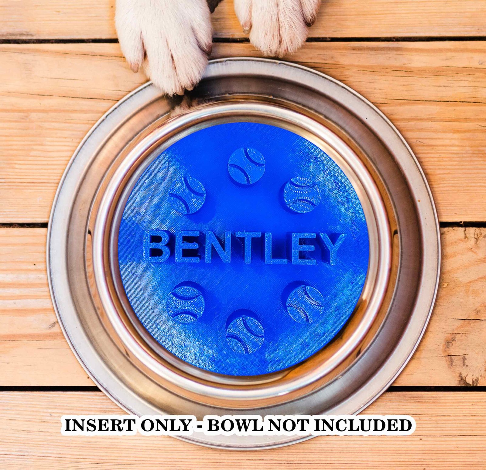 Custom Balls Slow Feeder dog bowl insert Personalized Cat Dish insert Pets | Slow digestion | Fun Pup