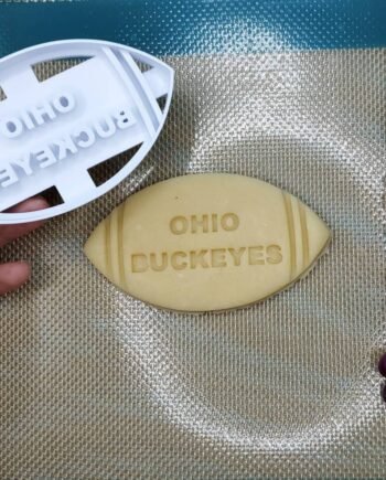 Football Stamp game day Personalized Cookie cutter Fondant Embosser 3" birthday party craft clay