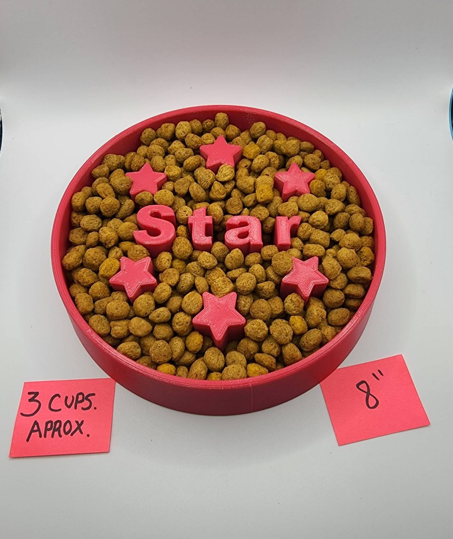 Custom Stars Slow Feeder dog bowl l Personalized Cat Dish Pets | Slow digestion | Fun Pup - Image 2