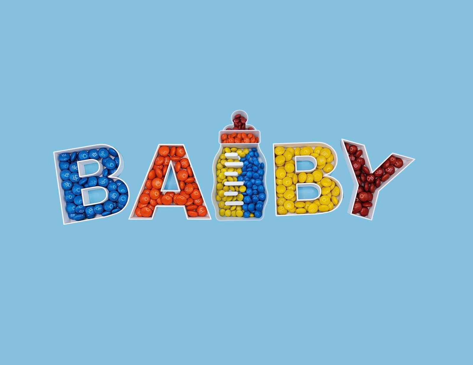 Baby Shower Letter Box form tray display for treats, charcuterie, cake pop, candy, chocolate etc - Image 6