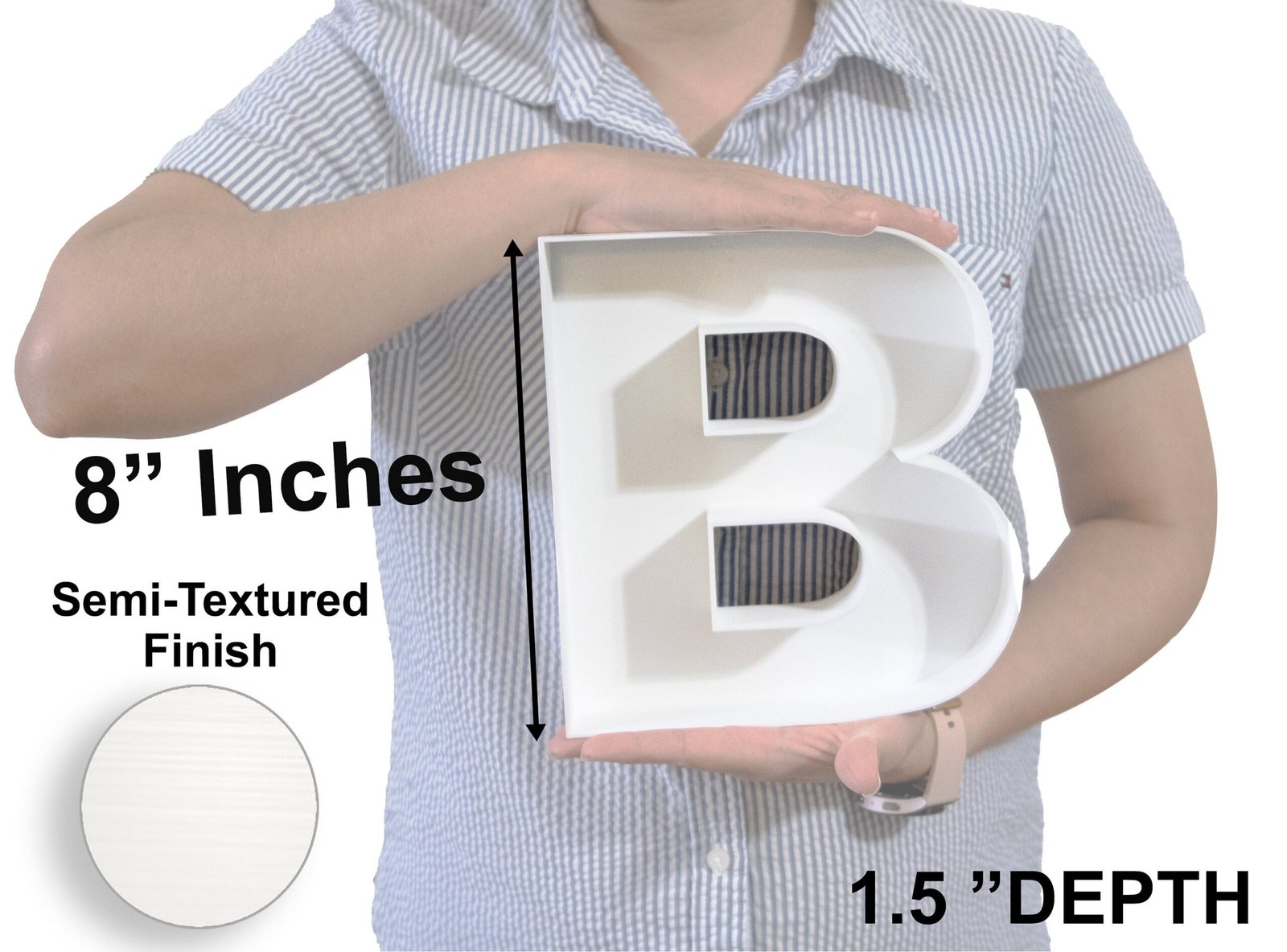 CO3DPRINT - 8" WHITE Letter Box Form Tray Display for Treats, Charcuterie, Cake Pop, Candy, Chocolate PLA-PLASTIC - Image 5