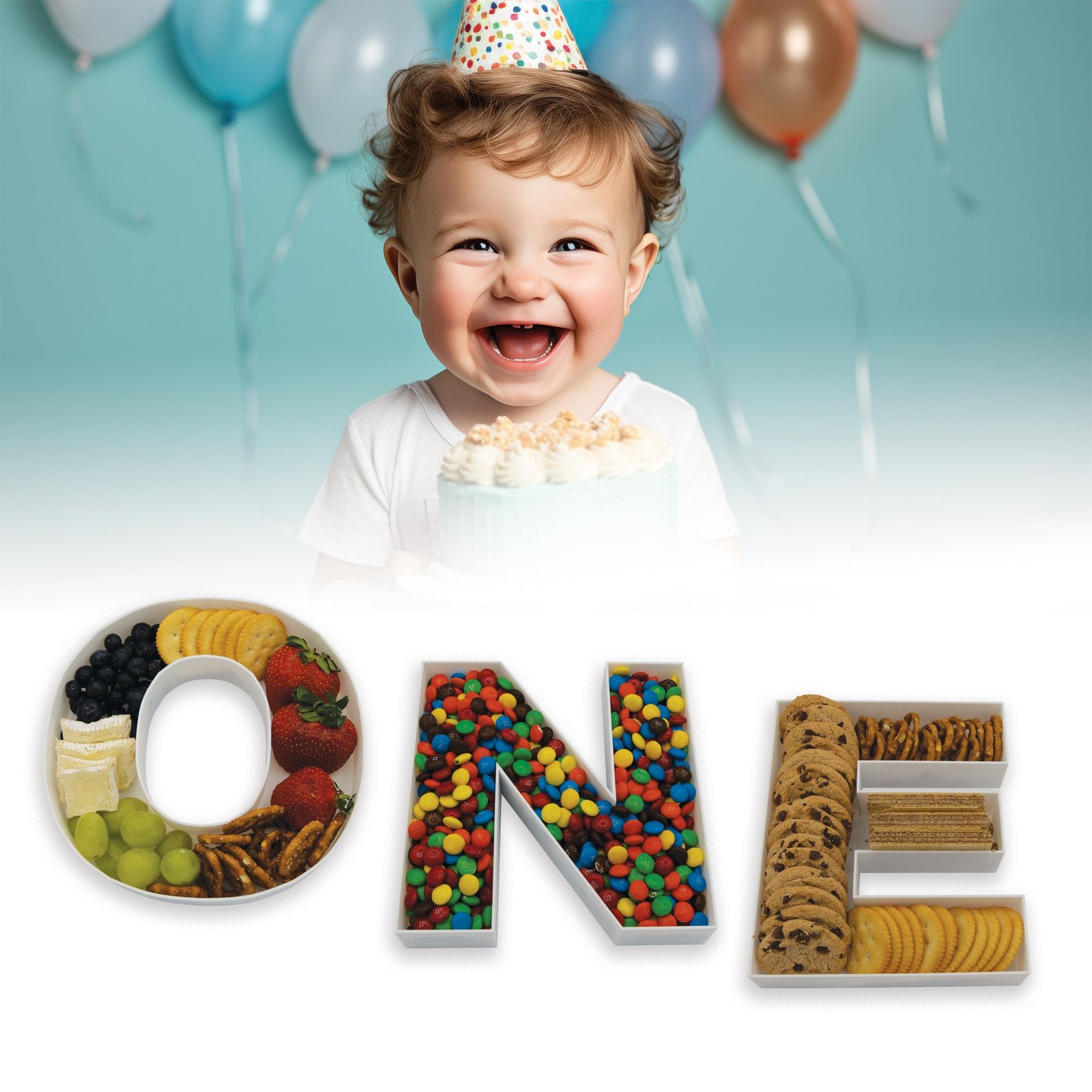Baby Shower Letter Box form tray display for treats, charcuterie, cake pop, candy, chocolate etc - Image 6