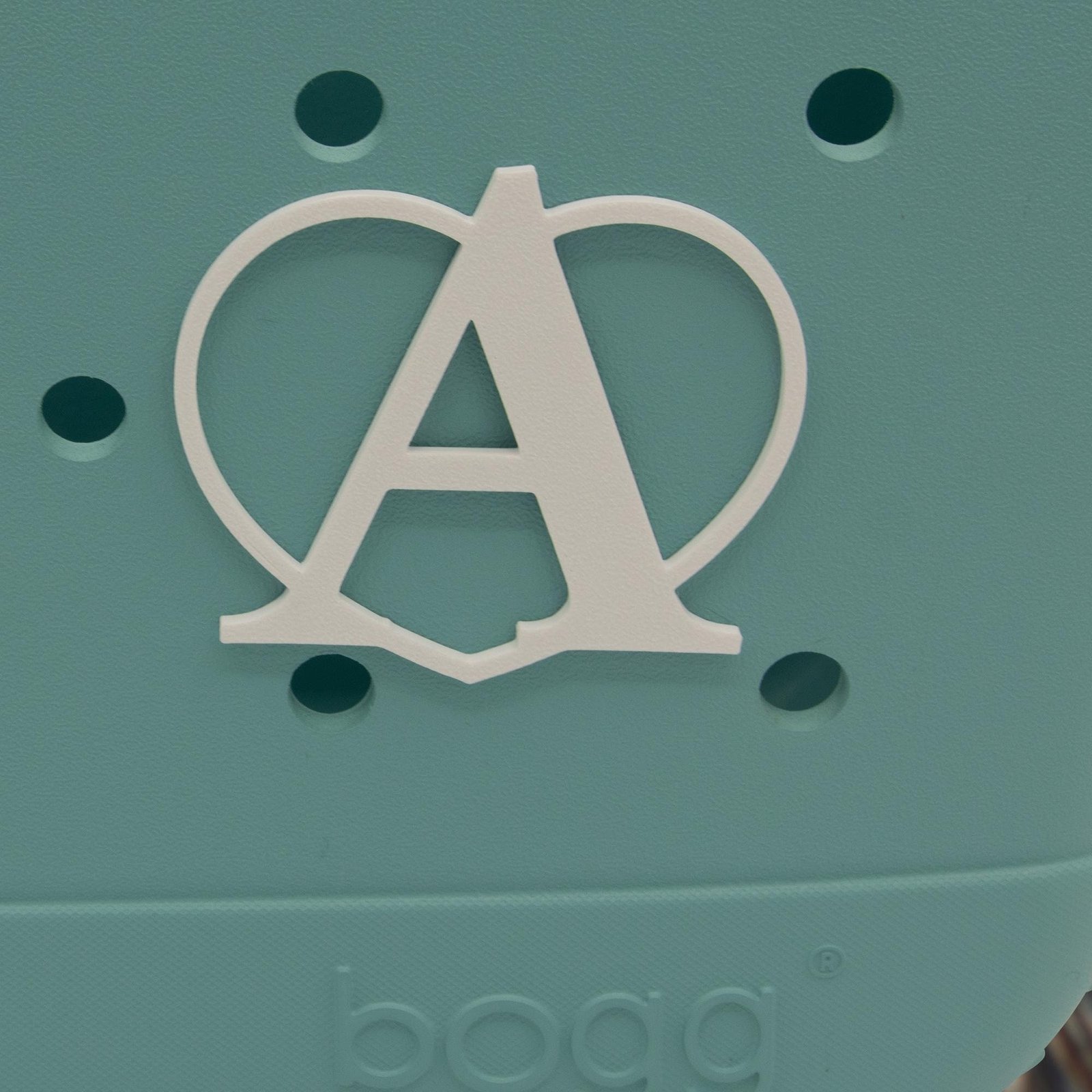 Personalized Heart Letter Charm for Bogg Bag, Beach Tote Accessory - Image 5