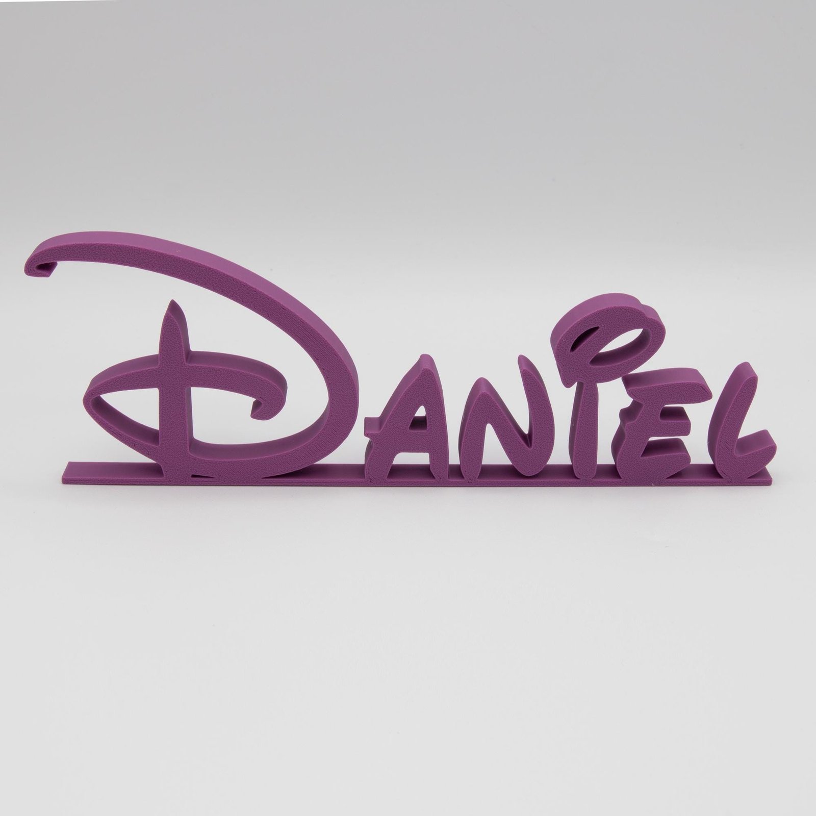 Personalized 3D printed desk name sign