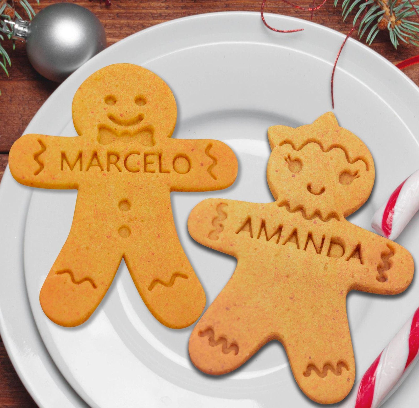 Personalized Gingerbread Cookie Cutter With Name – Custom Gingerbread Boy or Girl Stamp – Kids Christmas Cookie Cutter – Holiday Baking Gift - Image 10