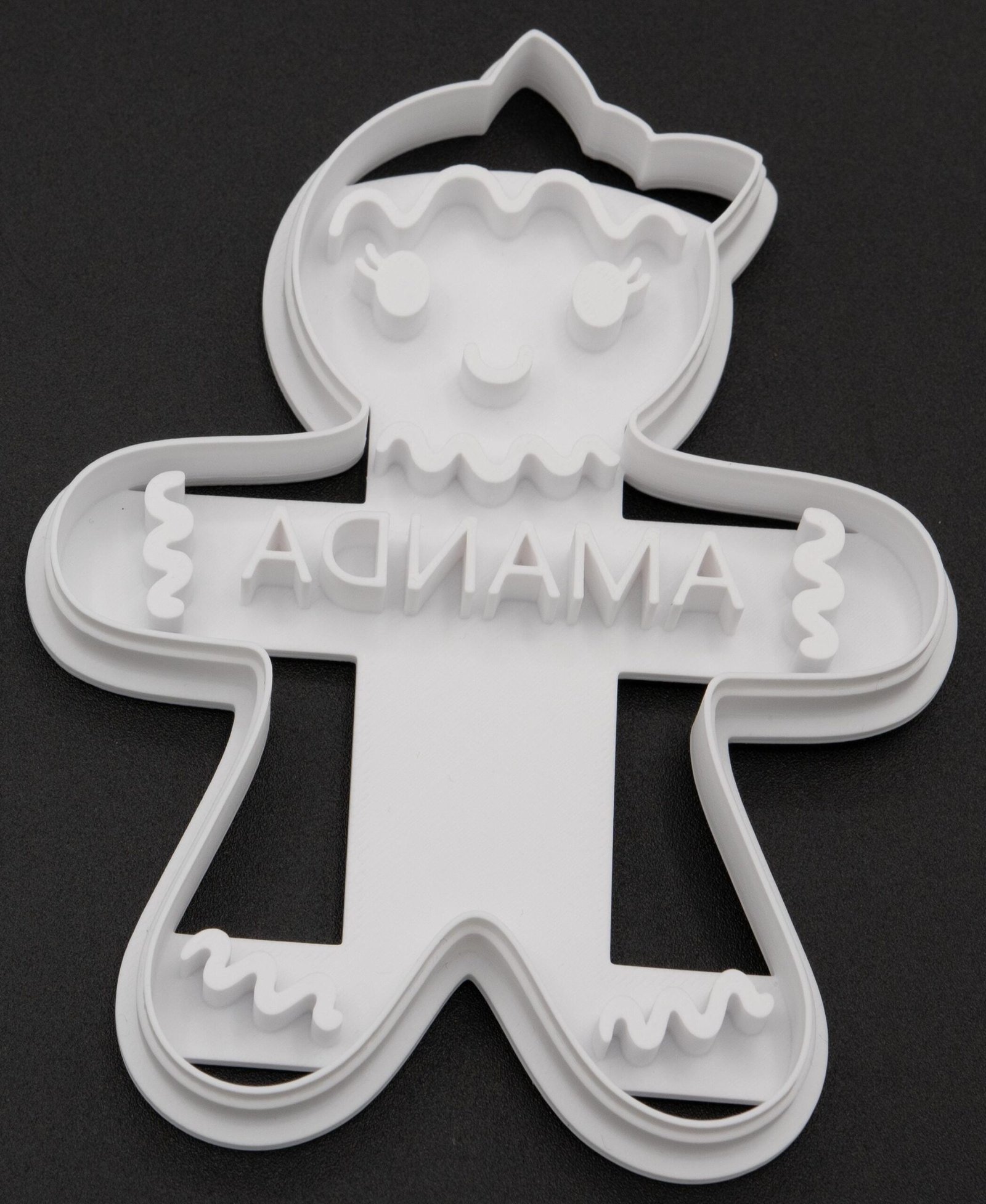Personalized Gingerbread Cookie Cutter With Name – Custom Gingerbread Boy or Girl Stamp – Kids Christmas Cookie Cutter – Holiday Baking Gift - Image 9