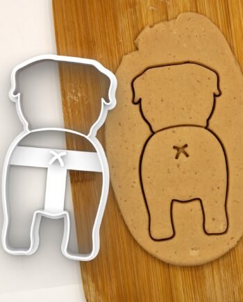 Rottweiler Butt Cookie Cutter 3D Printed | Fun Dog-Themed Baking Tool | 4 Inch | Perfect for Pet Lovers & Bakers