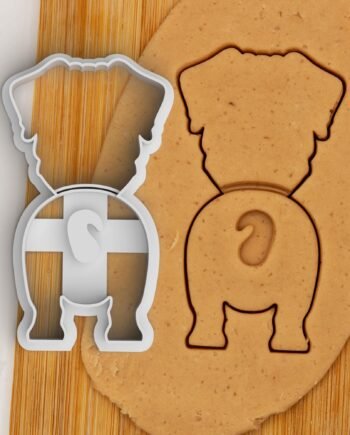 Dog Butt Cookie Cutter 3D Printed | Fun Dog-Themed Baking Tool | 4 Inch Size for Creative Baking | Perfect Gift for Pet Lovers & Bakers