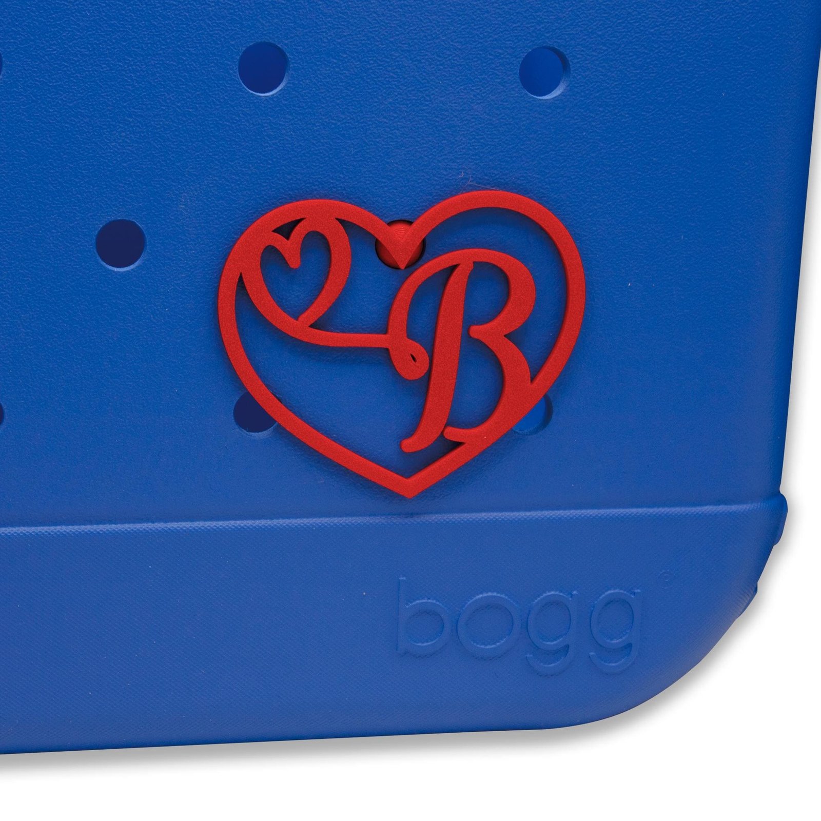 Heart Shape Monogram Charm for Bogg Bags, Personalized Bag Accessories, Custom Initial Heart Charms, Monogram for Tote Bags - SHIPS FAST