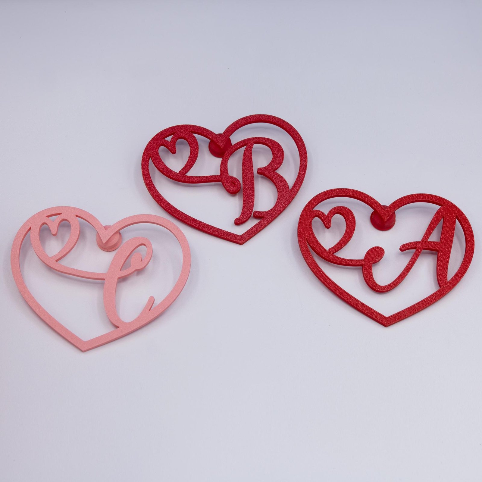 Heart Shape Monogram Charm for Bogg Bags, Personalized Bag Accessories, Custom Initial Heart Charms, Monogram for Tote Bags - SHIPS FAST - Image 3