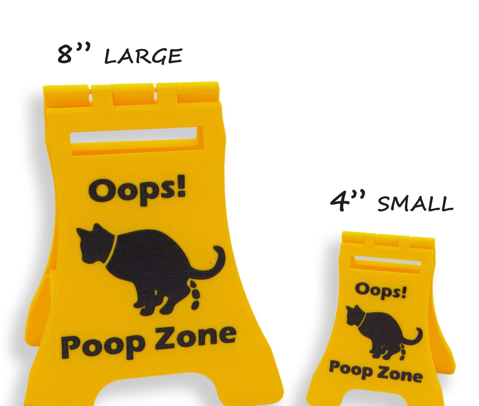 Mini Wet Floor Sign: Humorous Pet Accident Warning Decor - Image 4
