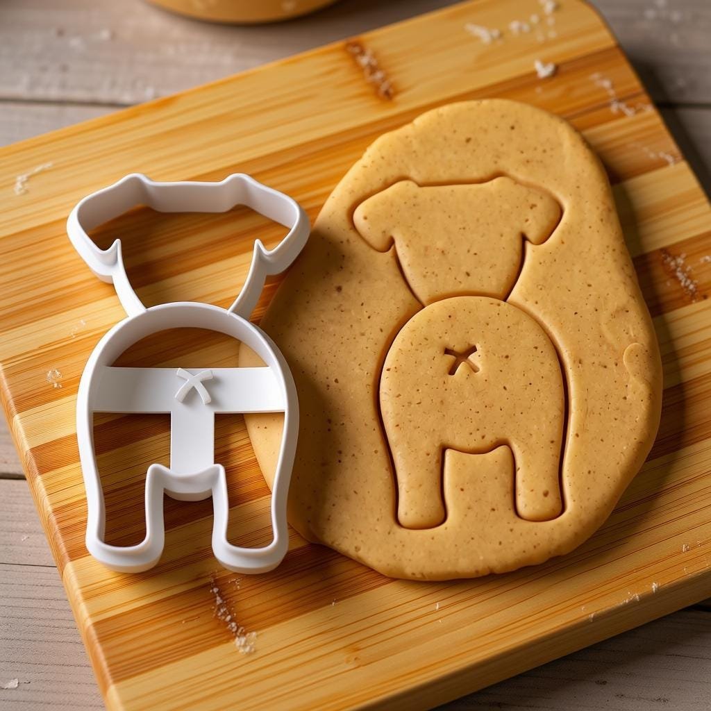 Jack Russell Butt Cookie Cutter – Funny Dog Cookie Cutter, Jack Russell Terrier Kitchen Baking Tool, Pet Lover Gift, 3D Printed Cookie Mold