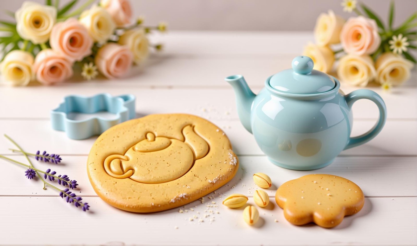 Vintage Teapot Cookie Cutter, Tea Party Baking Tool, Bridal Shower Fondant and Clay Cutter - Image 8