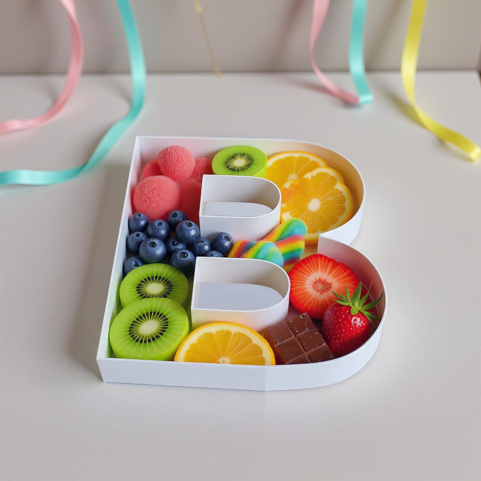 Baby Shower Letter Box form tray display for treats, charcuterie, cake pop, candy, chocolate etc - Image 2