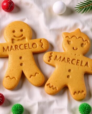 Personalized Gingerbread Cookie Cutter With Name – Custom Gingerbread Boy or Girl Stamp – Kids Christmas Cookie Cutter – Holiday Baking Gift