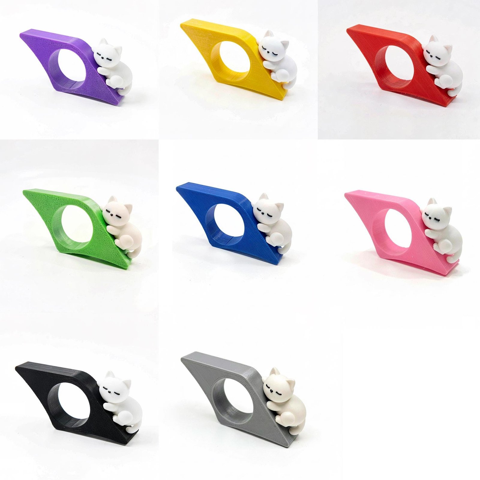 Chibi Cat Book Page Holder – Thumb Reading Accessory - Image 7