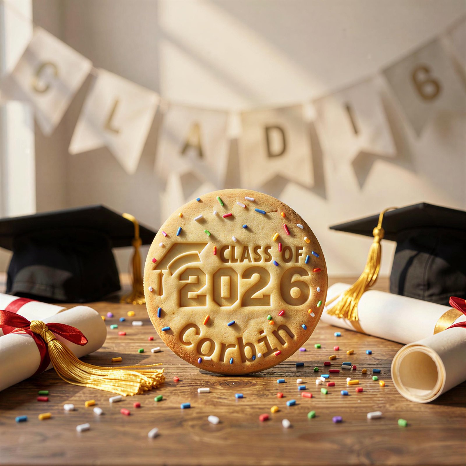 2026 Cookie Stamp Graduation Personalized Cookie and Fondant Embosser - Image 5