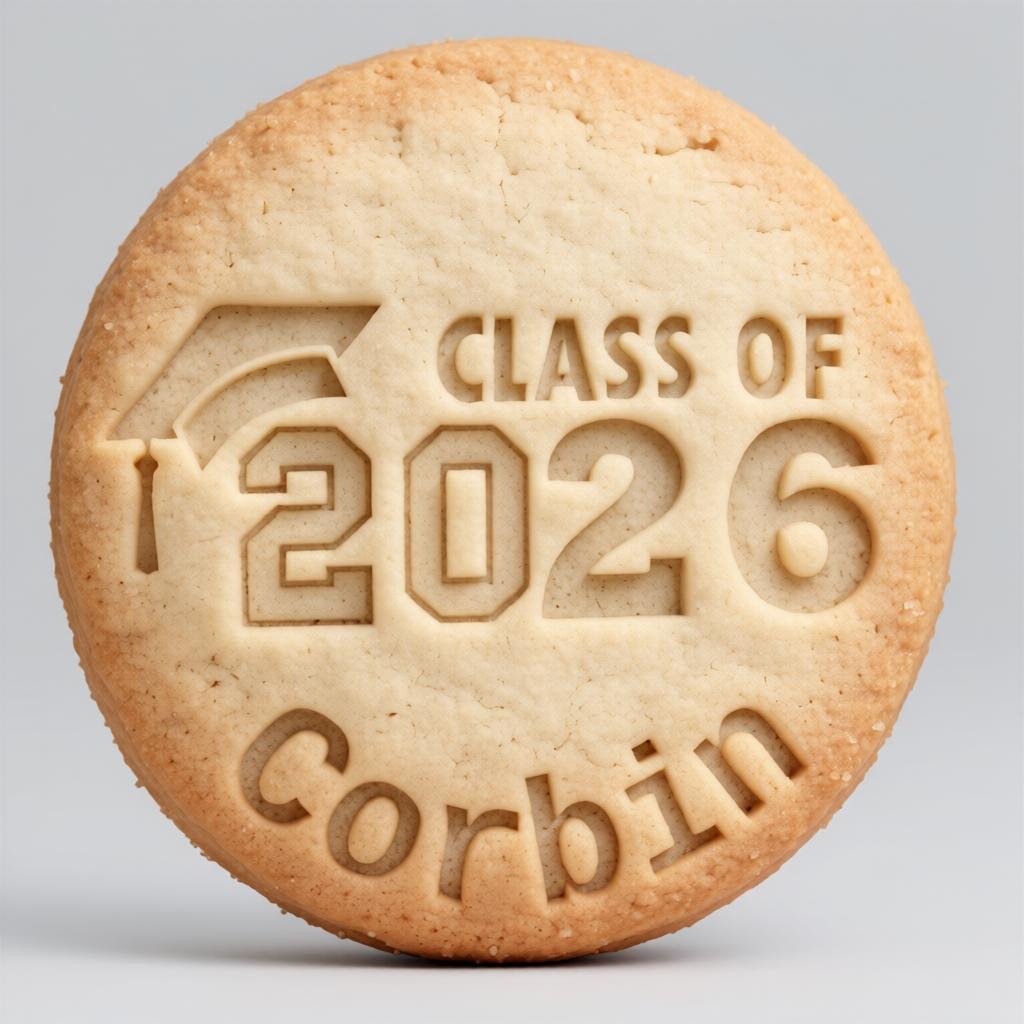 2026 Cookie Stamp Graduation Personalized Cookie and Fondant Embosser - Image 9