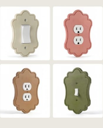 Baroque Victorian Light Switch Cover | Ornate Vintage Wall Plate | Decorative Rococo Home Accent | Art Switch & Outlet Cover | Toggle Rocker