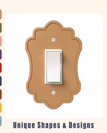 Baroque Victorian Decorative Light Switch & Outlet Cover | Ornate 3D Wall Plate | Vintage Rococo Home Accent | Cottagecore Antique Decor