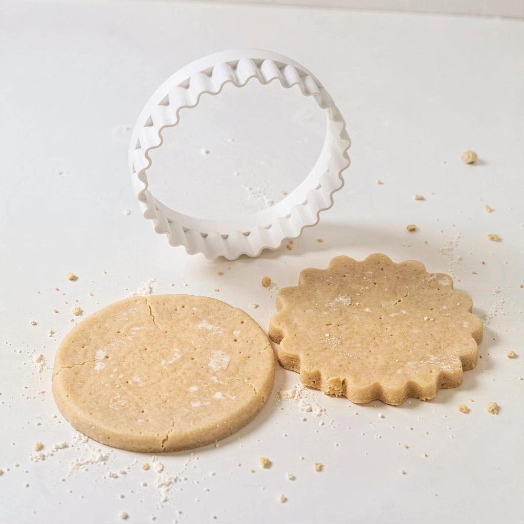 Personalized Wedding Cookie Stamp: Custom Couple Name & Date Embosser, 3" - Image 3