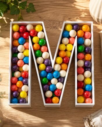 Custom Fillable Letter Tray, Reusable Charcuterie Candy Boxes (6-10 Inch)
