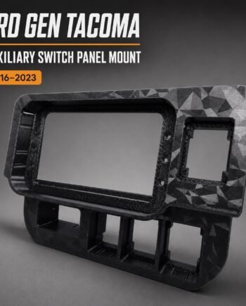 Tacoma 3rd Gen Auxbeam Switch Panel Mount, 2016–2023 Dash Bezel, 6/8 Gang