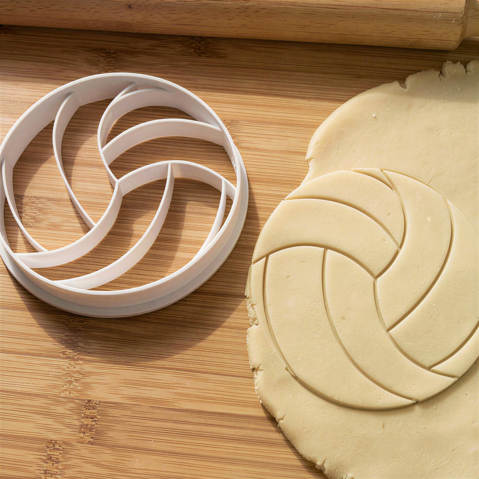 Volleyball Cookie Cutter Stamp: Sports Ball Embosser for Team Parties - Image 3