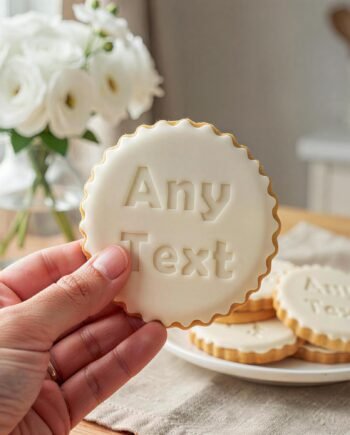 Custom 3D Printed Cookie Cutter Stamp: Any Shape, Text, Logo Embosser