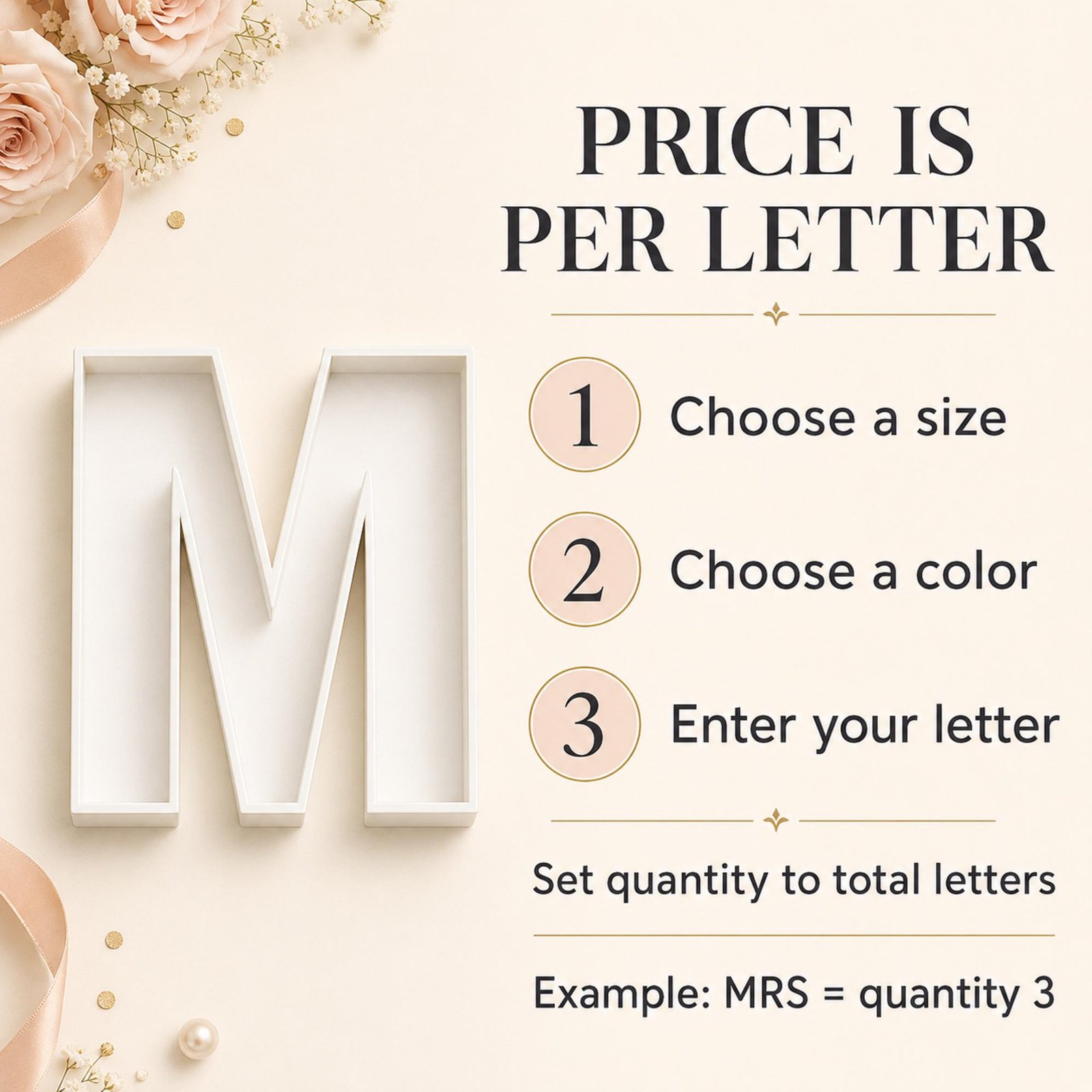 Personalized Wedding Letter Tray, Fillable Initial Charcuterie Box for Candy and Dessert Tables - Image 2