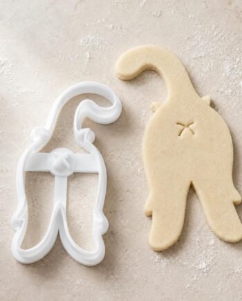 Cat Butt Cookie Cutter and Stamp, 4.5-Inch Kitty Bum Baking Tool, Fondant Clay
