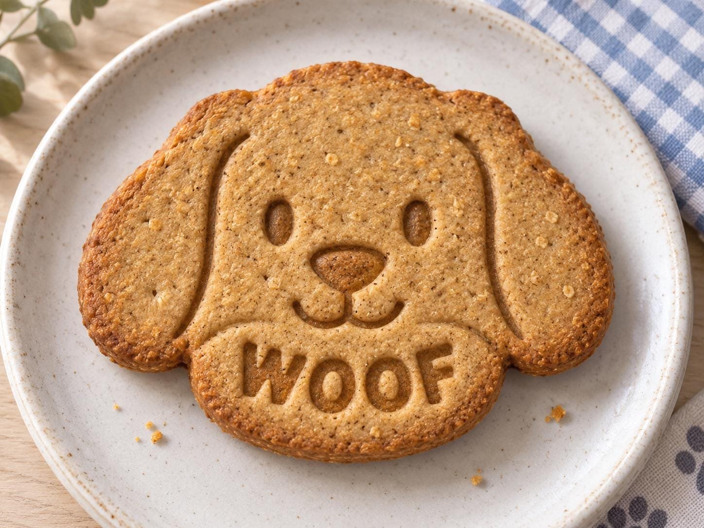 Woof Puppy Cookie Cutter and Stamp Set, 3-Inch Floppy Ear Dog