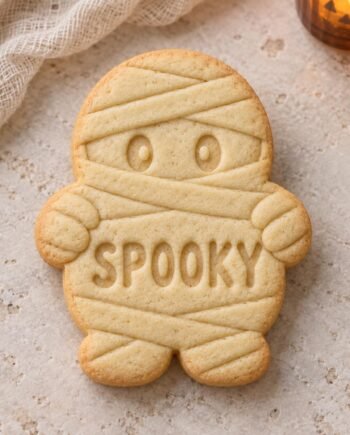 Personalized Mummy Cookie Cutter and Stamp Set, Spooky Halloween, Custom Name or Text, 3 Inch