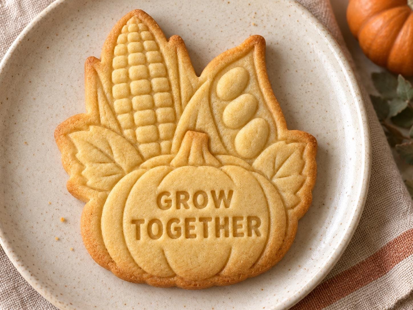 Three Sisters Harvest Cookie Cutter and Stamp Set, 3 Inch
