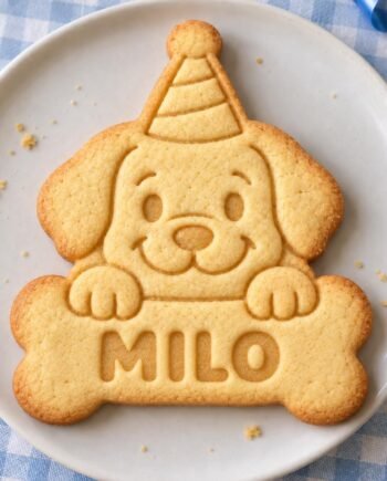 Personalized Dog Birthday Cookie Cutter and Stamp, Barkday Buddy Pet Name, 3 Inch