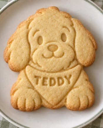 Personalized Puppy Cookie Cutter and Stamp, Bandana Dog Pet Name, Dog Lover Gift, 3 Inch