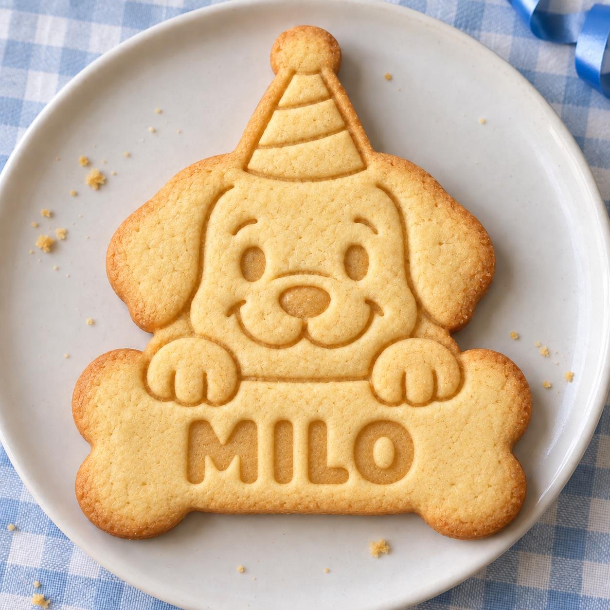 Personalized Pet Cookie Cutter and Stamp, Choose 1 of 6 Dog and Cat Designs, Custom Name, 3 Inch - Image 3