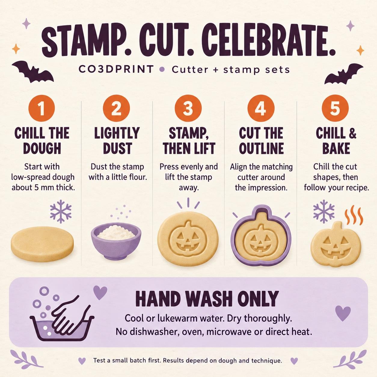 Personalized Ghost Cookie Cutter and Stamp Set, Boo Mail Halloween Design, Custom Name, 3 Inch - Image 6