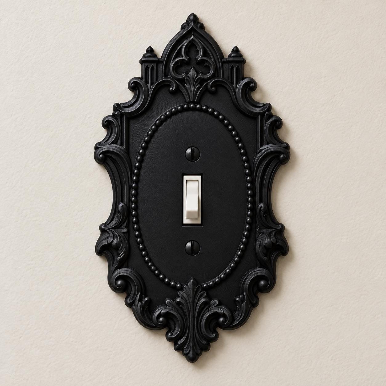 Cathedral Cameo Light Switch and Outlet Cover, Gothic Arch Wall Plate - Image 2