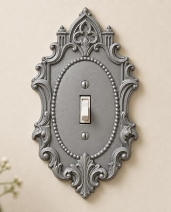 Cathedral Cameo Light Switch and Outlet Cover, Gothic Arch Wall Plate