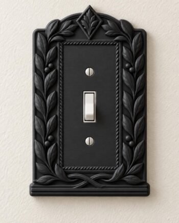 Laurel Leaf Light Switch and Outlet Cover, Classical Botanical Wall Plate - Laurel Court
