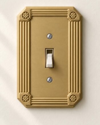 Reeded Light Switch or Outlet Cover, Colonial Frame Wall Plate, Windsor Reed